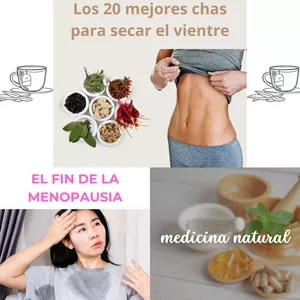 Imagen de portada para Curso online combo: los 20 mejores tés para secar el vientre + bonus el fin de la menopausia + hierbas medicinales