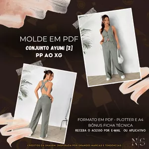 Imagem de capa para o Curso online ✨ NS Molde em PDF - Conjunto Ayumi [2] ID 4918210 [PP ao XG]✨ 