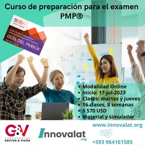 Imagen de portada para Curso online Curso de preparación para el examen de Certificación PMP