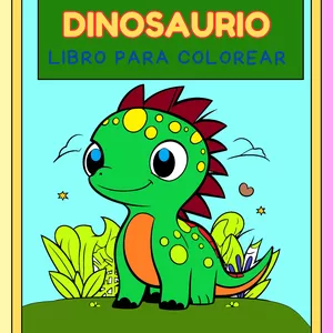 Imagen de portada para Ebook ¡Exploradores del mundo prehistórico: Colorea a los mejores dinosaurios!