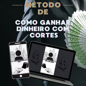 Imagem de capa para o Ebook Metodo de Como ganhar dinheiro com cortes