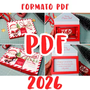 Imagem de capa para o Curso online PDF Caixa Envelope kit kat Feliz 2026