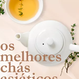 Imagem de capa para o Ebook Os melhores chás asiáticos
