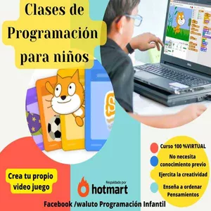 Imagen de portada para Curso online Programación en lenguaje Scratch para niños