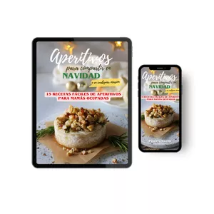 Imagen de portada para Ebook "Aperitivos para Compartir" Recetas que te harán brillar como la mejor anfitriona, sin pasar horas en la cocina.