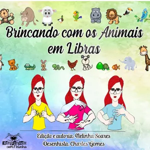 Imagem de capa para o Ebook 3ª Apostila: Brincando com os Animais em Libras