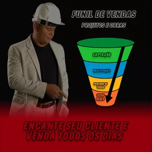 Imagem de capa para o Curso online FUNIL DE VENDAS - PROJETOS E OBRAS