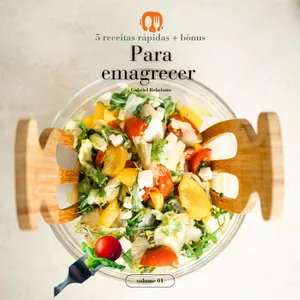 Imagem de capa para o Ebook 5 receitas + bônus para emagrecer!!!
