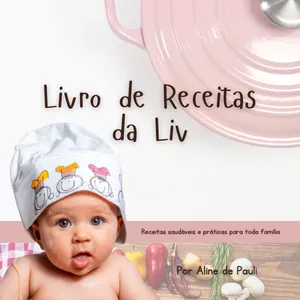 Imagem de capa para o Ebook Livro de Receitas da Liv