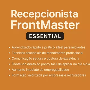 Imagem do curso Recepcionista FrontMaster Essential 