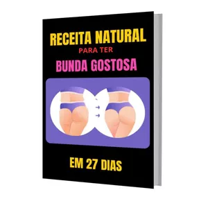 Imagem de capa para o Ebook Receita caseira para aumentar Bumbum em 27 dias