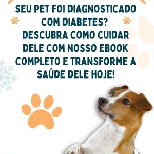 Imagem de capa para o Ebook E-BOOK PET COM DIABETES