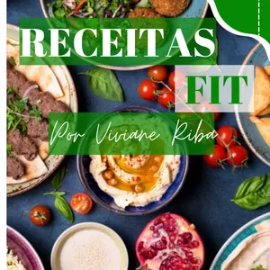 Imagem de capa para o Ebook Receitas Fit por Viviane Riba