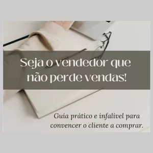 Imagem de capa para o Ebook COMO CONVENCER O CLIENTE A COMPRAR manual para não perder vendas