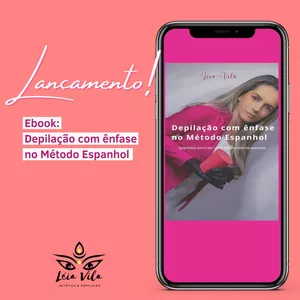 Imagem de capa para o Ebook Depilação com ênfase no Método Espanhol 