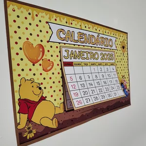 Imagem de capa para o Ebook CALENDÁRIO URSINHO POOH 2025