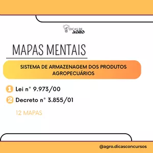 Imagem de capa para o Ebook Mapas Mentais - Lei nº 9.973/00 e decreto nº 3.855/01