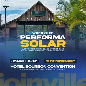 Imagem de capa para o Evento presencial WorkShop Performa Solar | Joinville - SC | 4° Edição