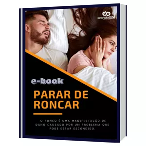 Imagem de capa para o Ebook E-book Parar de Roncar 