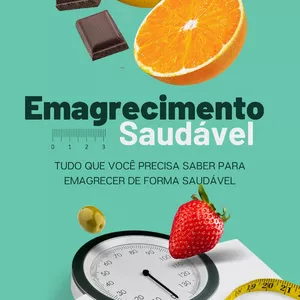 Imagem de capa para o Ebook Emagrecimento saudável