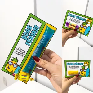 Imagem de capa para o Ebook Cartões Boas férias - tema abacaxi divertido 