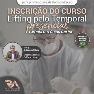 Imagem de capa para o Curso online Inscrição Curso Lifting Pelo Temporal Presencial + Módulo Teórico Online