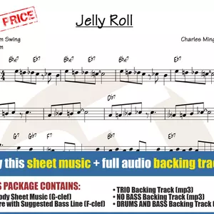 Cover image for Online course Jelly Roll (Sheet Music + Backing Tracks)