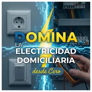 Imagen de portada para Curso online Domina la Electricidad Domiciliaria desde Cero