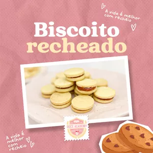 Imagem de capa para o Curso online Biscoitos | Biscoito Recheado