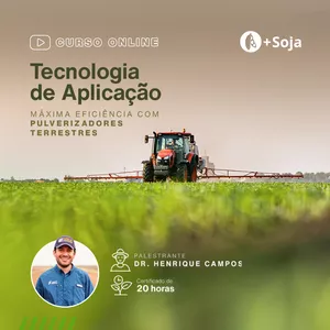 Imagem do curso Tecnologia de aplicação: máxima eficiência com pulverizadores terrestres