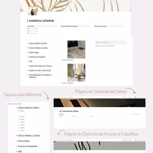 Imagem de capa para o Ebook Template para Estudantes NOTION