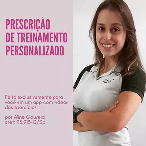 Imagem principal do produto Consultoria Online Esportiva 30 dias - Aline Gouveia