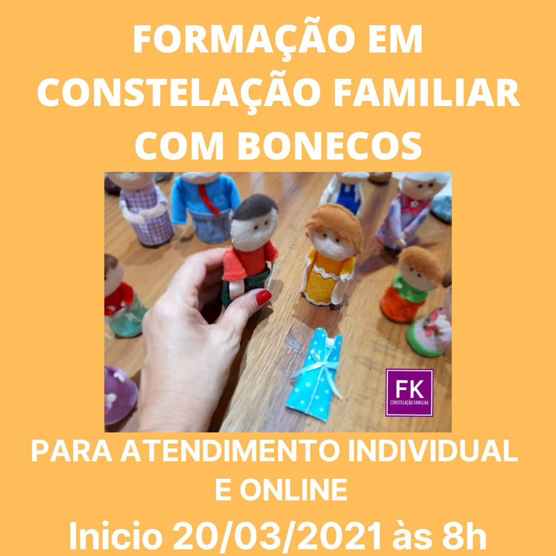 Imagem do curso FORMAÇÃO EM CONSTELAÇÃO FAMILIAR SISTÊMICA COM BONECOS PARA ATENDIMENTO INDIVIDUAL E ONLINE