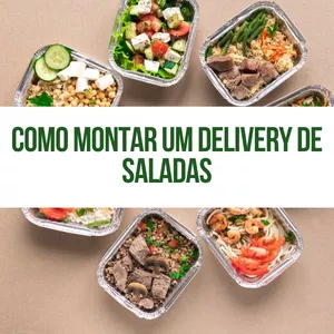 Imagem de capa para o Ebook Como montar um Delivery de Saladas