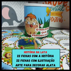 Imagem de capa para o Ebook O RELÓGIO QUE PERDEU A HORA - HISTÓRIA NA LATA