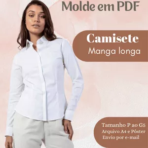 Imagem de capa para o Ebook MOLDE EM PDF CAMISETE MANGA LONGA 