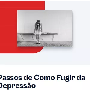 Imagem de capa para o Ebook Passos de como fugir a depressão