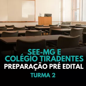 Imagem de capa para o Curso online A preparação: SEE-MG e Colégio Tiradentes - Turma 2 (Pré-edital)