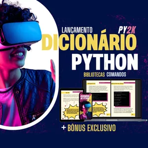 Imagem de capa para o Ebook Dicionário Python PY2K