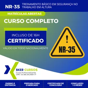 Imagem de capa para o Ebook Trabalho em Altura NR-35