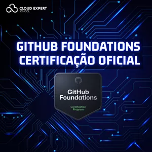 Imagem de capa para o Curso online GitHub Foundations