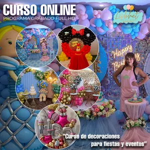 Imagen de portada para Curso online Curso de Decoraciones para Fiestas & Eventos