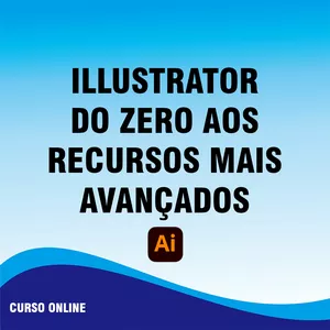Imagem de capa para o Curso online Adobe Illustrator - Do Zero Aos Recursos Mais Avançados