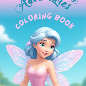 Cover image for Ebook "Magical Fairy Adventures" Coloring book