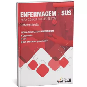 Imagem de capa para o Ebook Apostila Enfermagem + SUS para concursos públicos