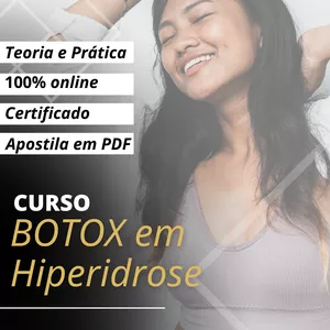 Imagem de capa para o Curso online Curso Botox em Hiperidrose