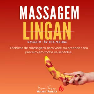 Imagem de capa para o Ebook Massagem tântrica LINGAM 