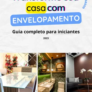 Imagem de capa para o Ebook Transforme sua casa com envelopamento