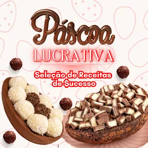 Imagem de capa para o Ebook Páscoa Lucrativa -  Receitas de $ucesso