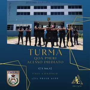 Imagem de capa para o Curso online QOA/ QOE PMERJ
